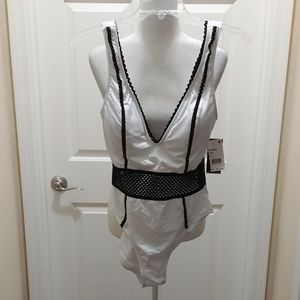 Kenneth Cole white swimsuit